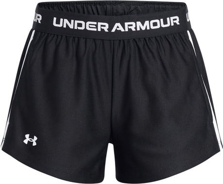Under armour g tech play up korte unisex sportsbukser - sort - hvid