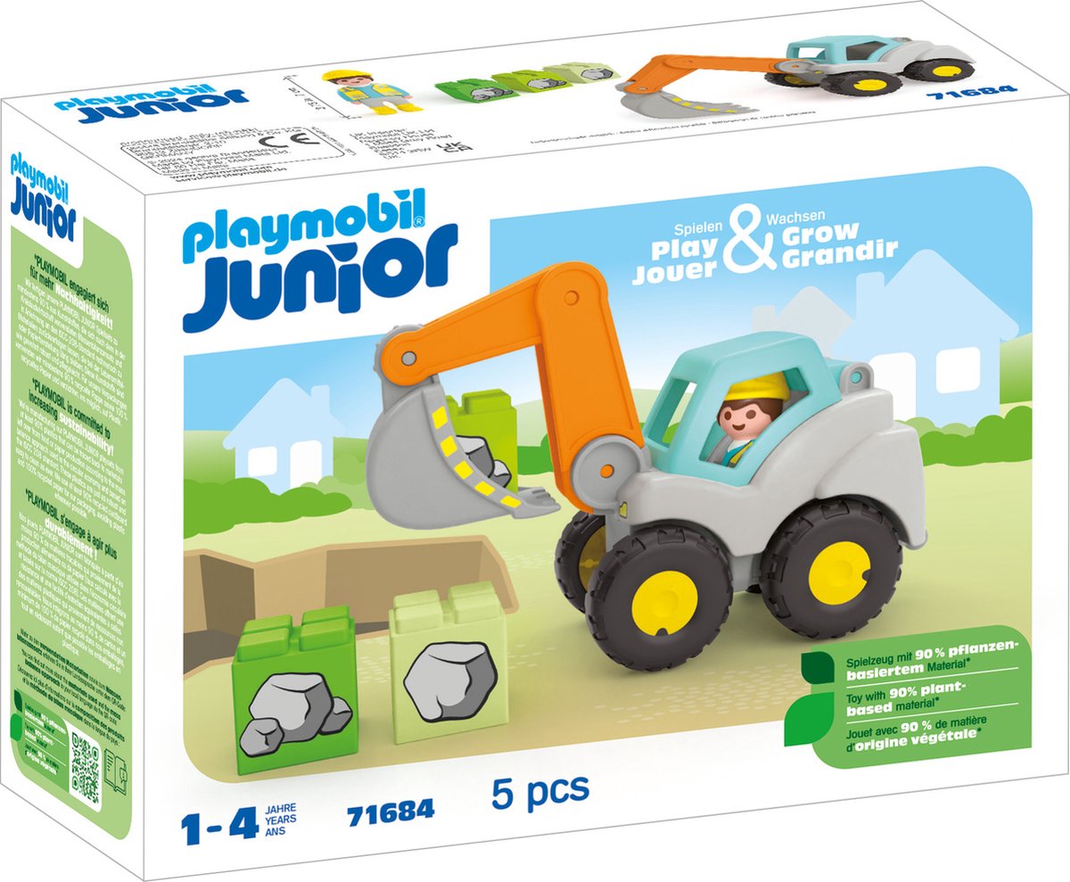 Playmobil 71684 Junior Backhoe Loader