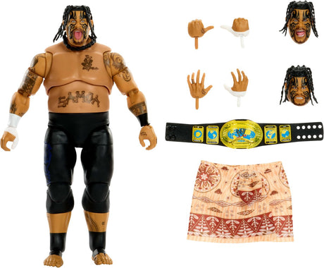 Mattel wwe actionfigur ultimate edition umaga 6 tommer legetøj.