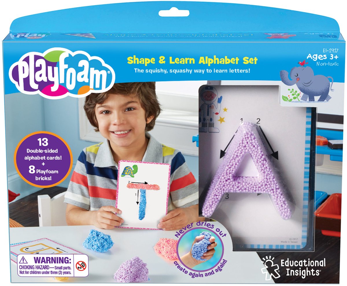 Læringsressourcer playfoam® form lær alfabetsæt - 3+
