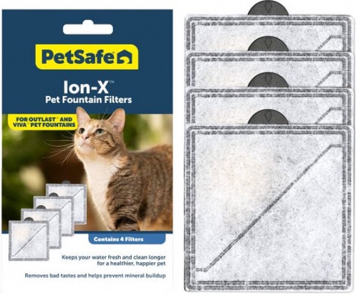 Petsafe - ion-x pet springvandsfiltre - 4 stk