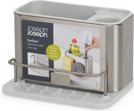 Joseph joseph - overfladevaskearrangør - plastik - rustfrit stål og beige