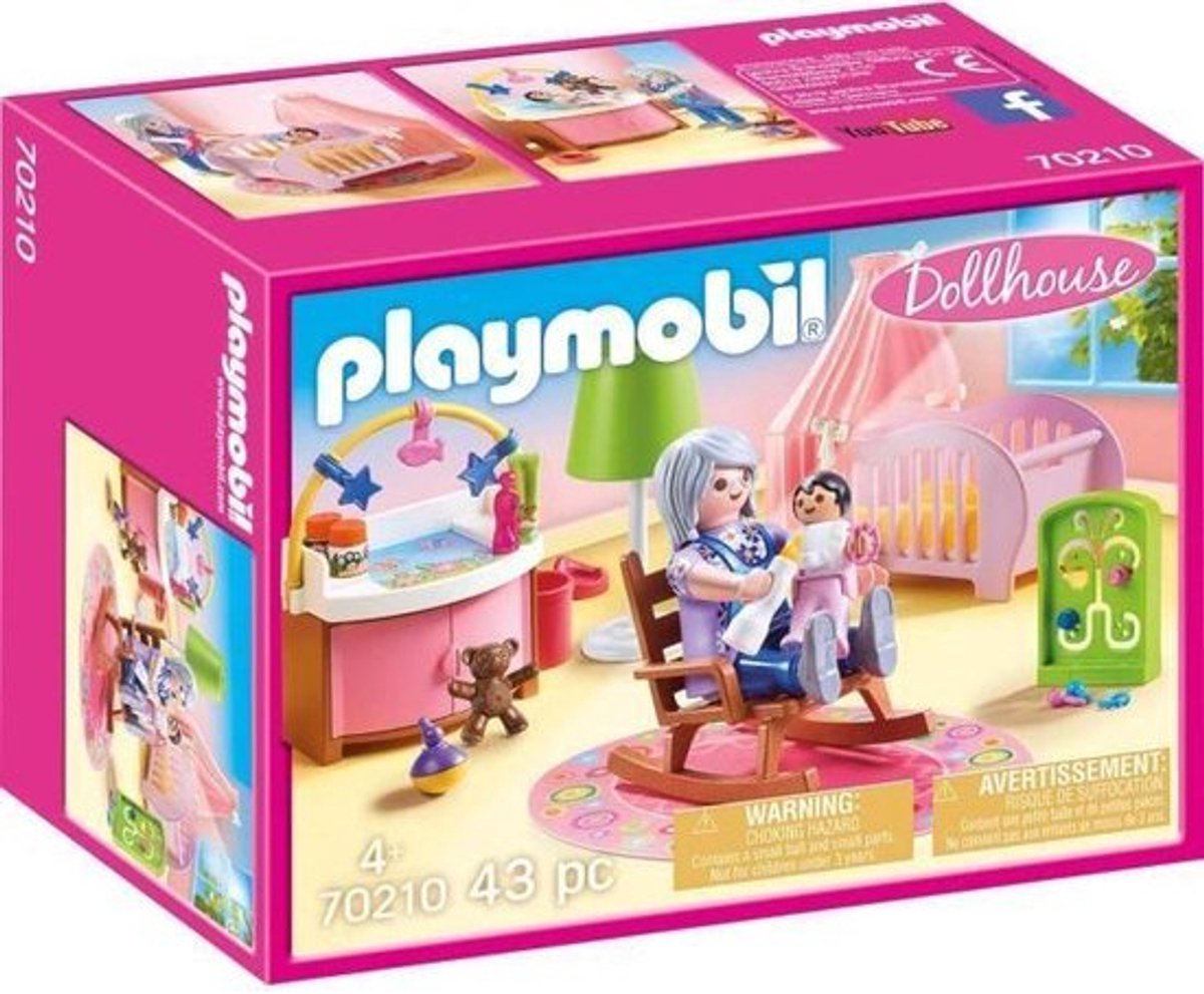 Playmobil dukkehus babyværelse - 70210