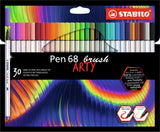 Stabilo pen 68 pensel - tusch - arty - sæt med 30 stk