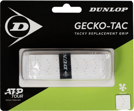 Dunlop d tac gecko-tac rep grip wht 1pc blister unisex grip - wit