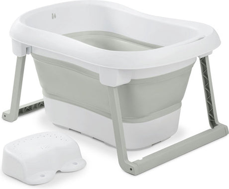 Hauck wash n fold l - babybadekar - foldbar - hvid - salvie