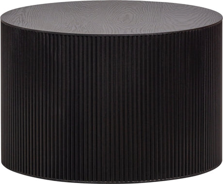 Woood sanne bijzettafel - mdf - zwart - 40x60x60