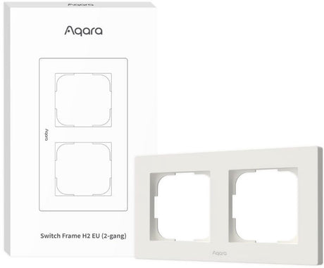 Aqara skifteramme h2 eu 2-gang (hvid)