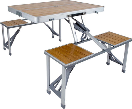 Bo-camp - picnicbord - bambus - foldbart