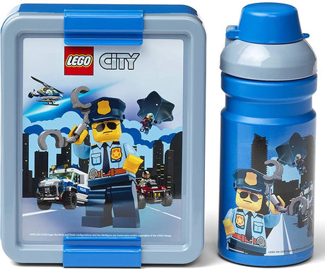 Lego - city frokostsæt - polypropylen - flerfarvet