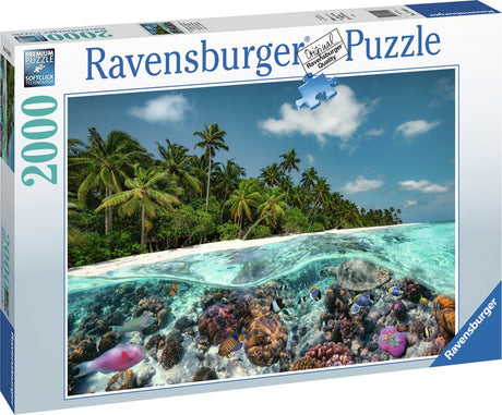 Ravensburger puslespil et dyk på Maldiverne, 2000 stk.
