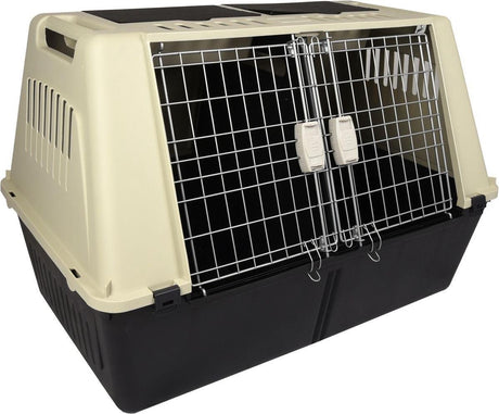 Flamingo hondentransportbox tripper xl - grijs - 100 x 60 x 66 cm