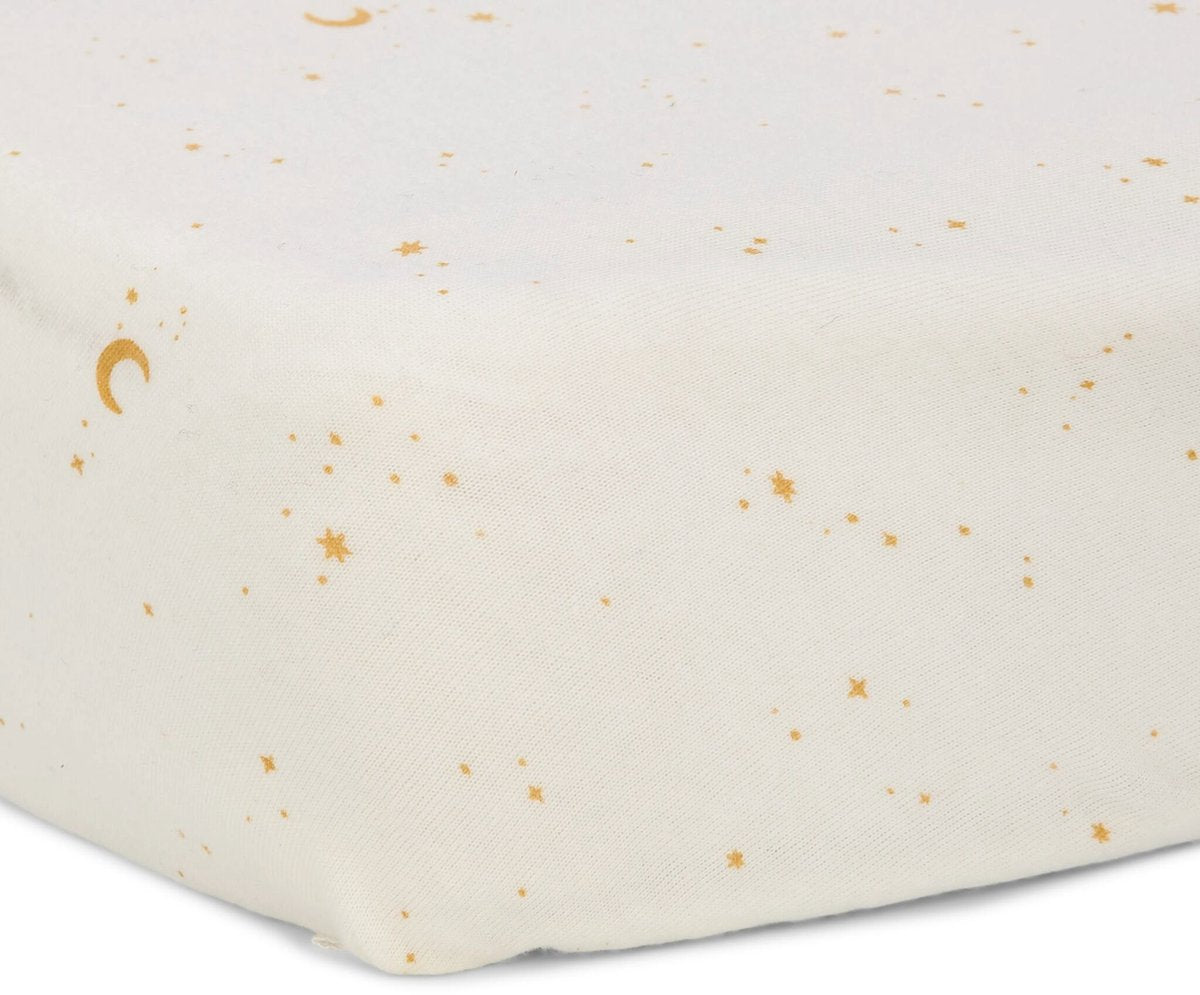 Little dutch ledikant hoeslaken - wit - newborn naturals - little goose
