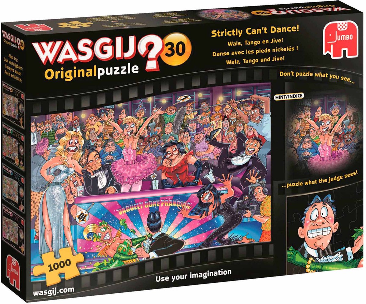 Wasgij original 30 vals, tango og jive! puslespil - 1000 brikker