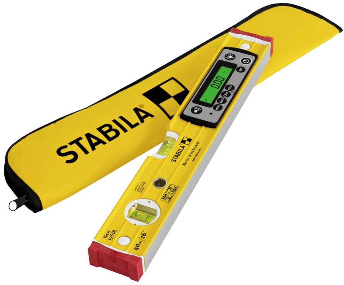 Stabila vaterpas 196 dl digital ip67, 40 cm (uden håndtag) - tech 196 dl