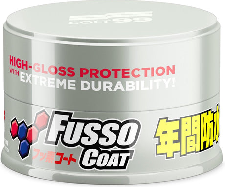 Soft99 fusso frakke let bilvoks 200 gram - 12 måneder