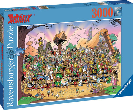 Ravensburger puslespil astérix obélix - 3000 brikker - tegneseriefigurer.