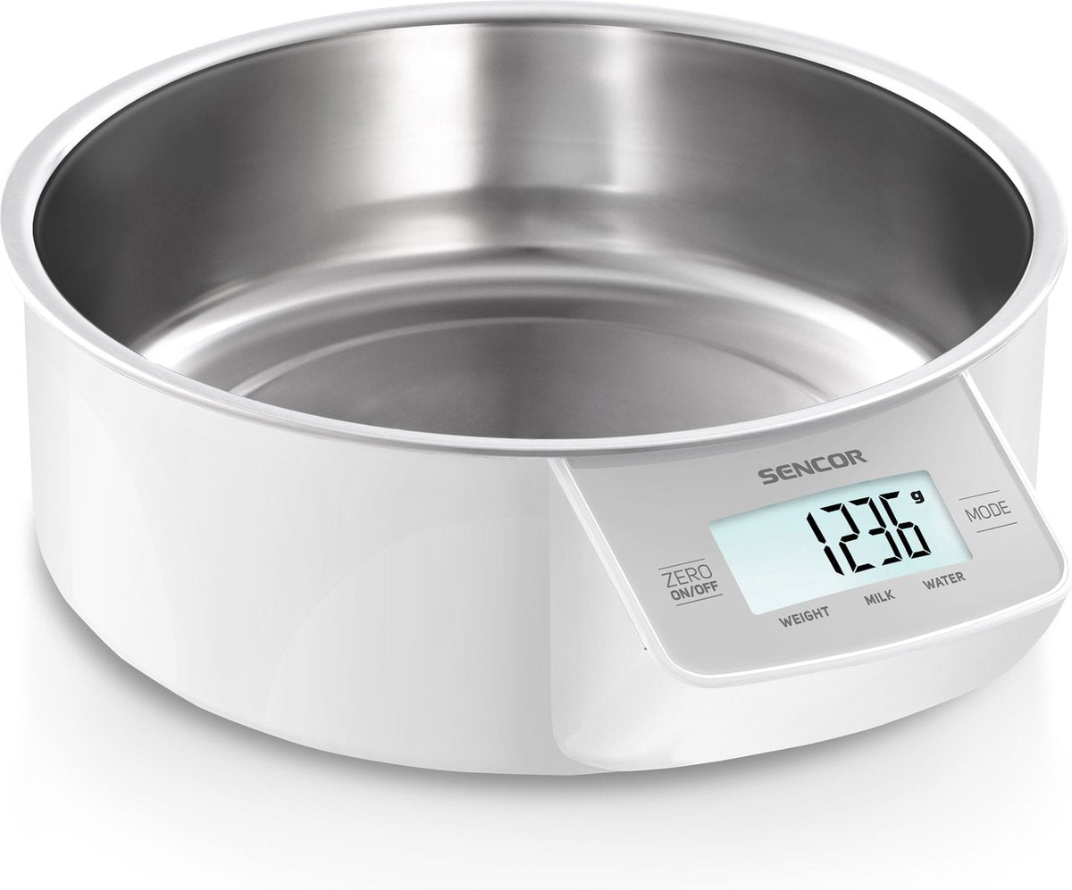 Sencor sks 4030wh - køkkenvægt - hvid