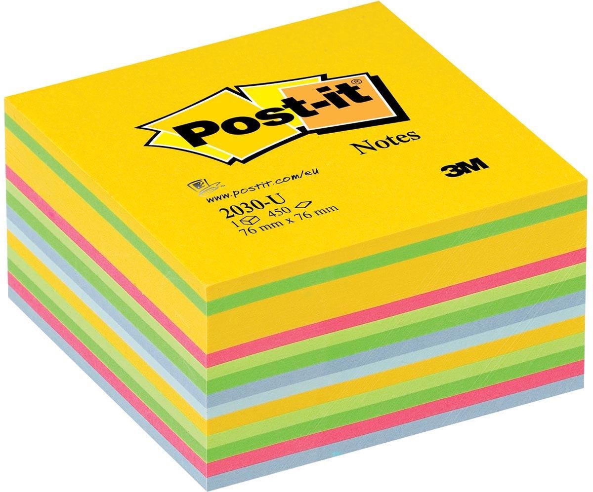 Post-it ® sedler, terning, ultra, 76 x 76 mm, 450 blade terning