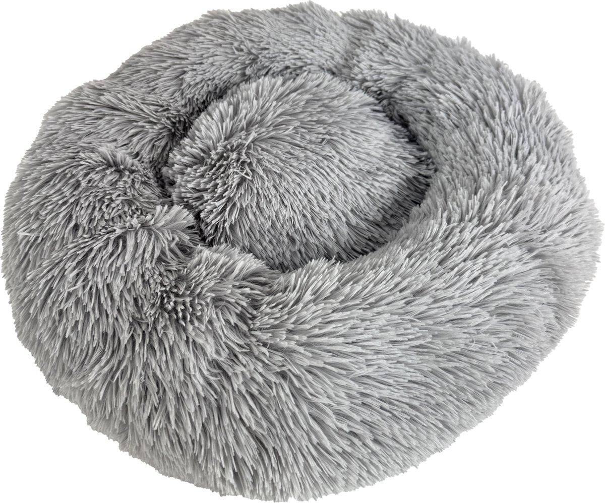 Sazzz hundeseng fluffy lysegrå