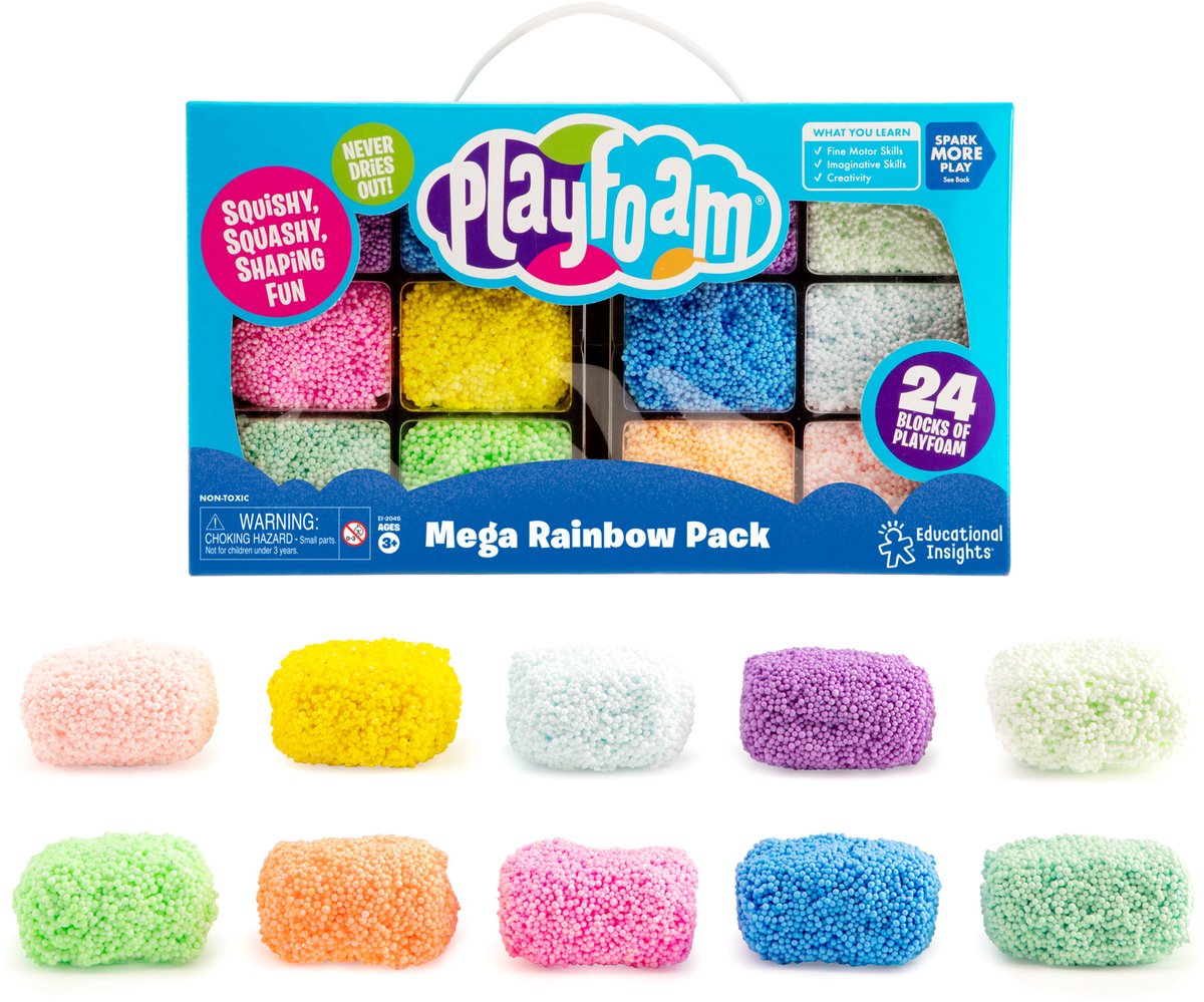 Læringsressourcer playfoam® mega regnbuepakke - 3+