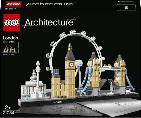 Lego architecture london skyline kollektion dekoration og byggesæt til voksne 21034