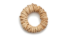Peeled wreath 25x6cm natural