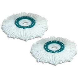 Leifheit vervangingskop mop clean twist wit