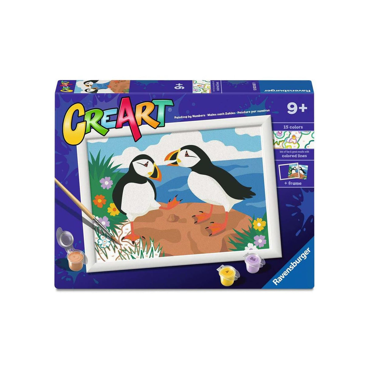 Ravensburger creart serie d papegøjer dykker