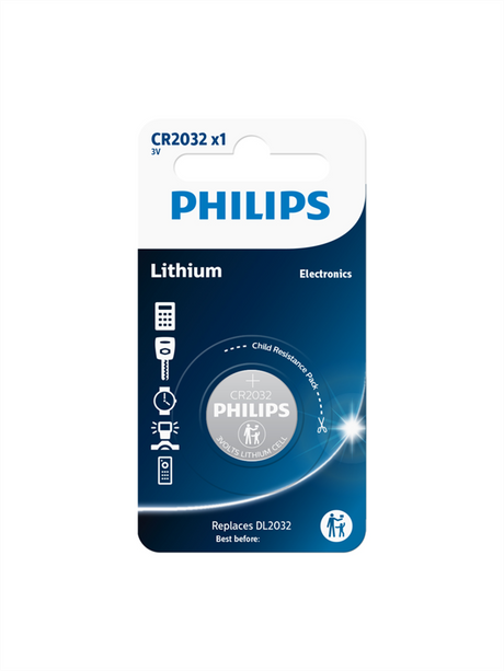 Varta philips lithium cr2032 3v batteri