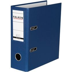 Ordner falken a5 80 mm pap, pp (polypropylen) liggende blå 11285681