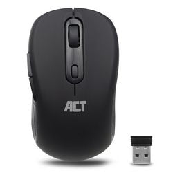 Act trådløs mus, USB nano modtager, 1600 dpi, sort