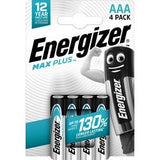 Energizer Max Plus LR03 AAA blister 4 stk