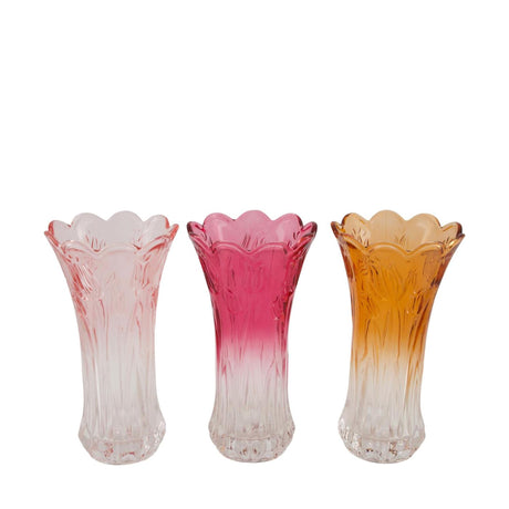 Dijk natural collections vase glas ø13xh23,5cm