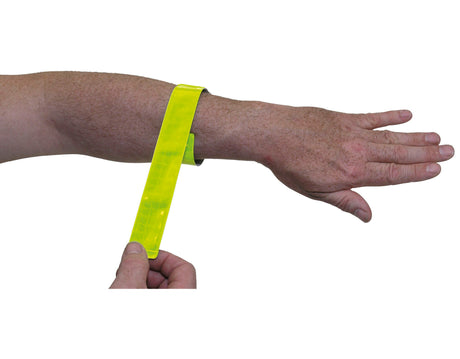 M-wave reflektor snapwrap arme og ben gul (2 stk)