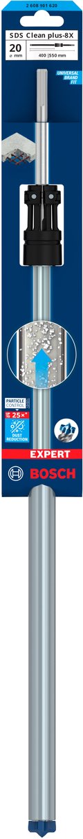 Bosch expert sds clean plus-8x borehammer 20 x 400 x 550