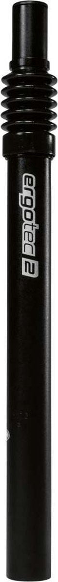 SEAT POST ERGOTEC SERVEREND 27.2 350mm lys sort