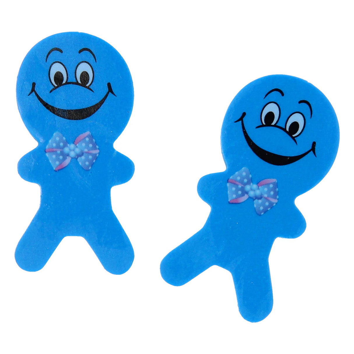 Duckiez viskelæder - smiley ansigt, 2 stk.
