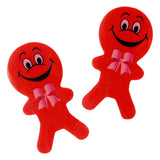 Duckiez viskelæder - smiley ansigt, 2 stk.