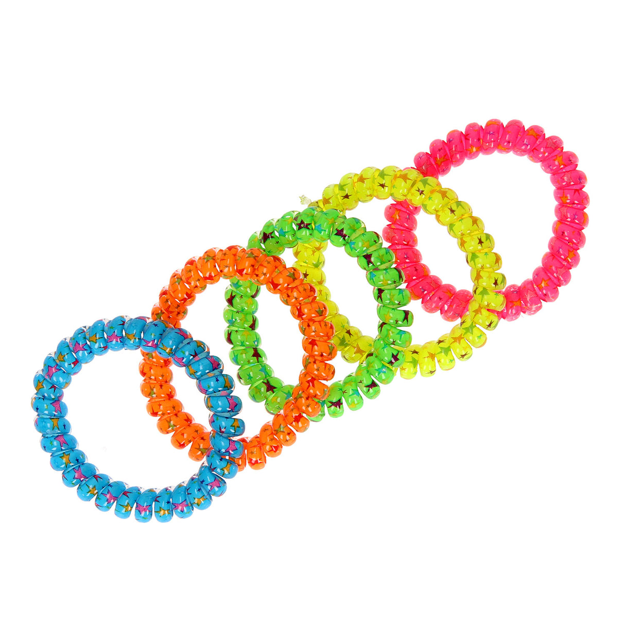 Duckiez armbånd neon med stjerner
