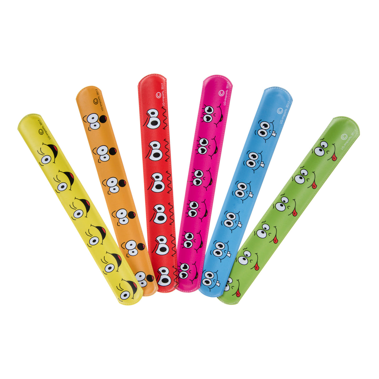 Duckiez slap armbånd smiley ansigt