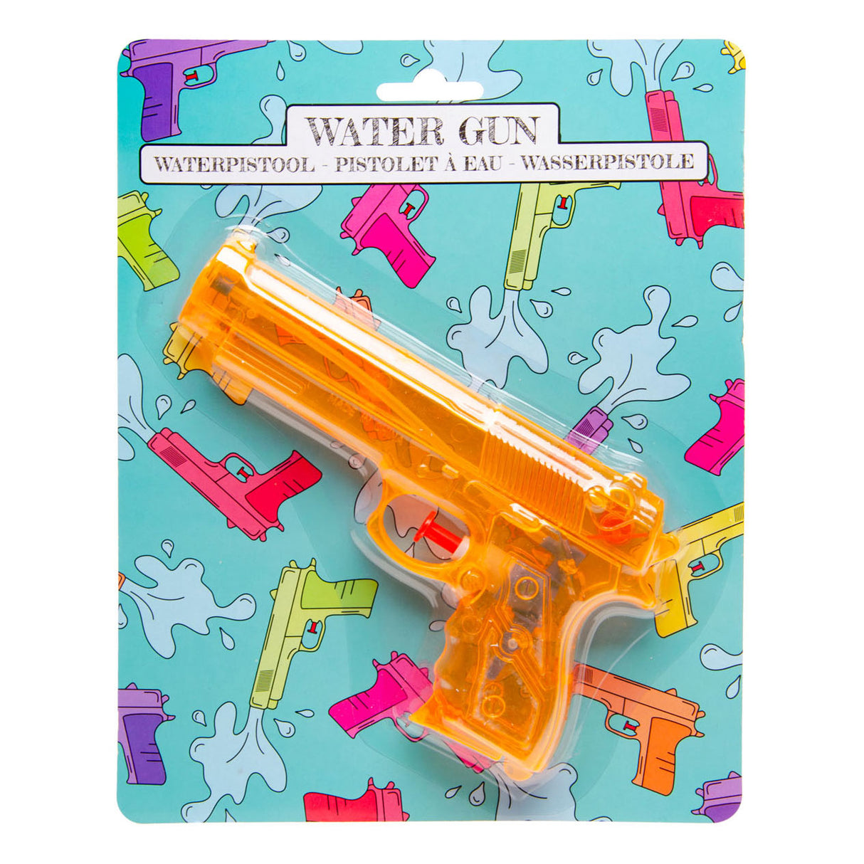 Duckiez farvet vandpistol, 16 cm