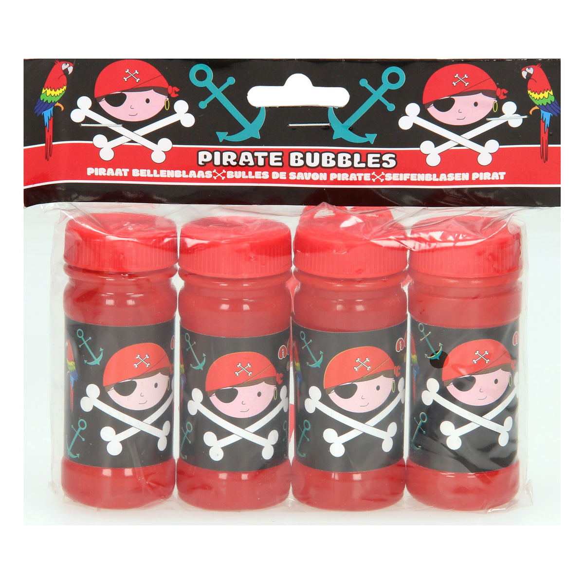 LG-importerer bobleblæsende pirater, 4x50ml