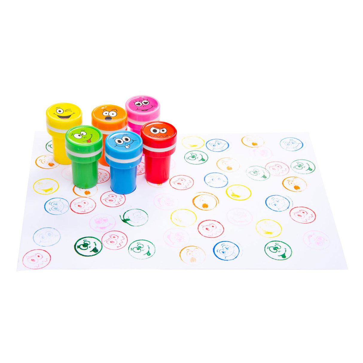 Duckiez smil ansigt stempel farve