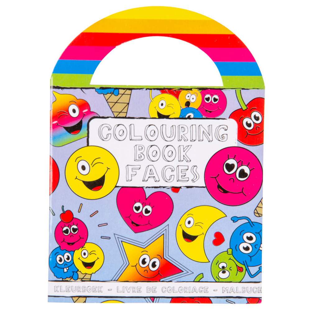 Duckiez malebog med smiley-klistermærker