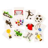 Duckiez tatoveringer fodbold, 12 stk.