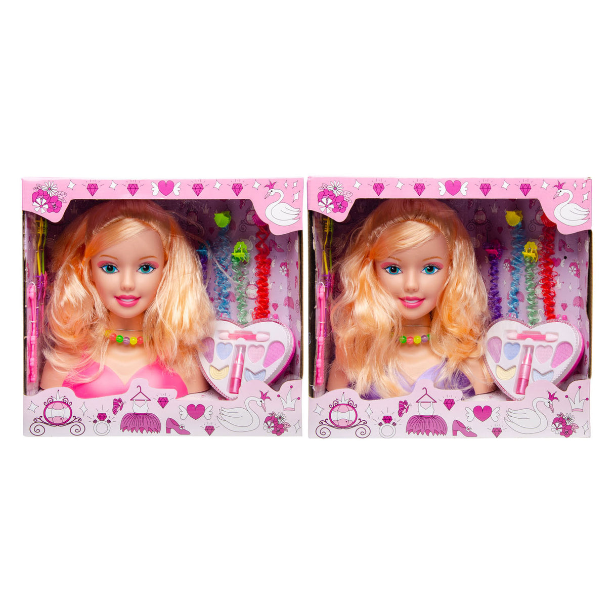 Duckiez makeup pop blondt hår