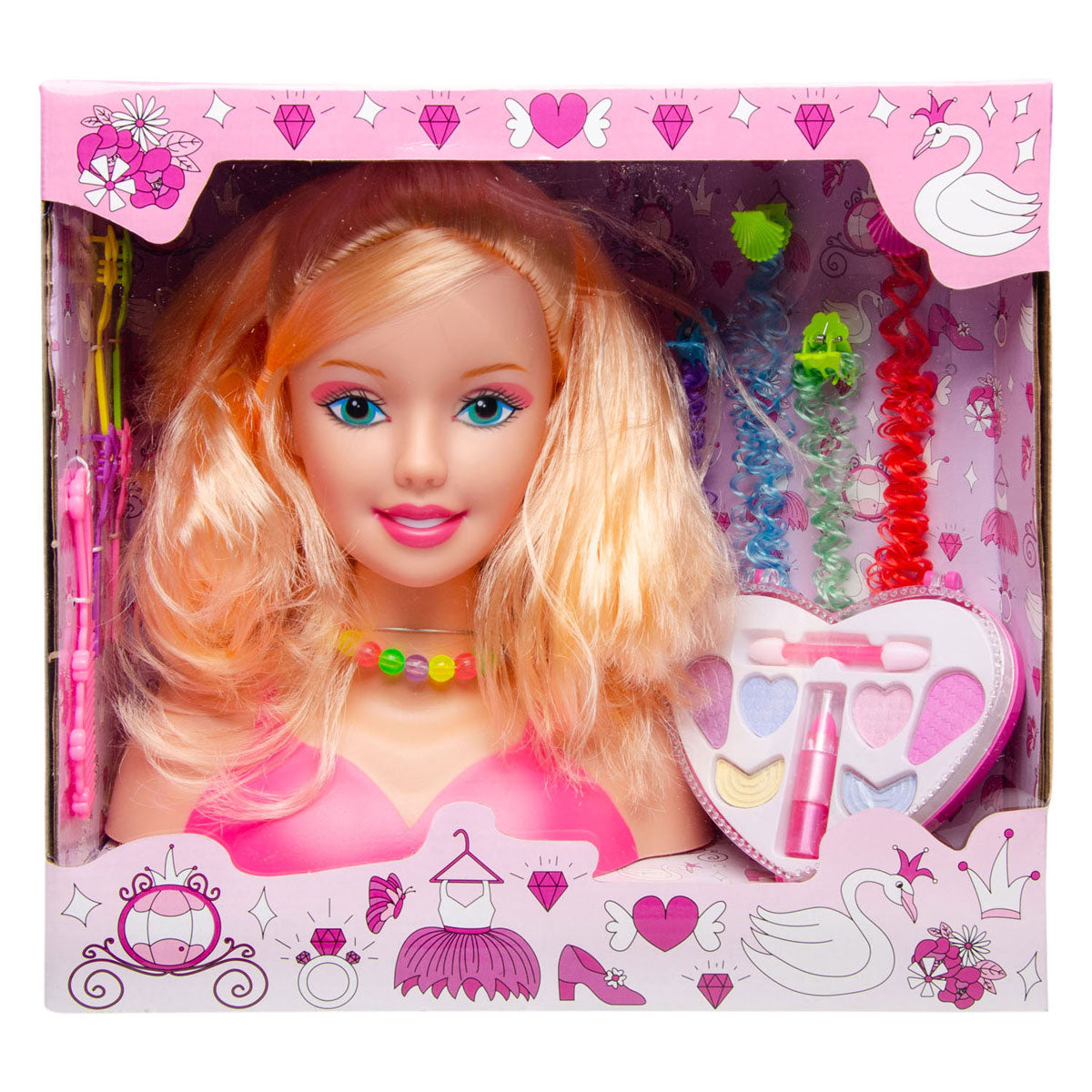 Duckiez makeup pop blondt hår