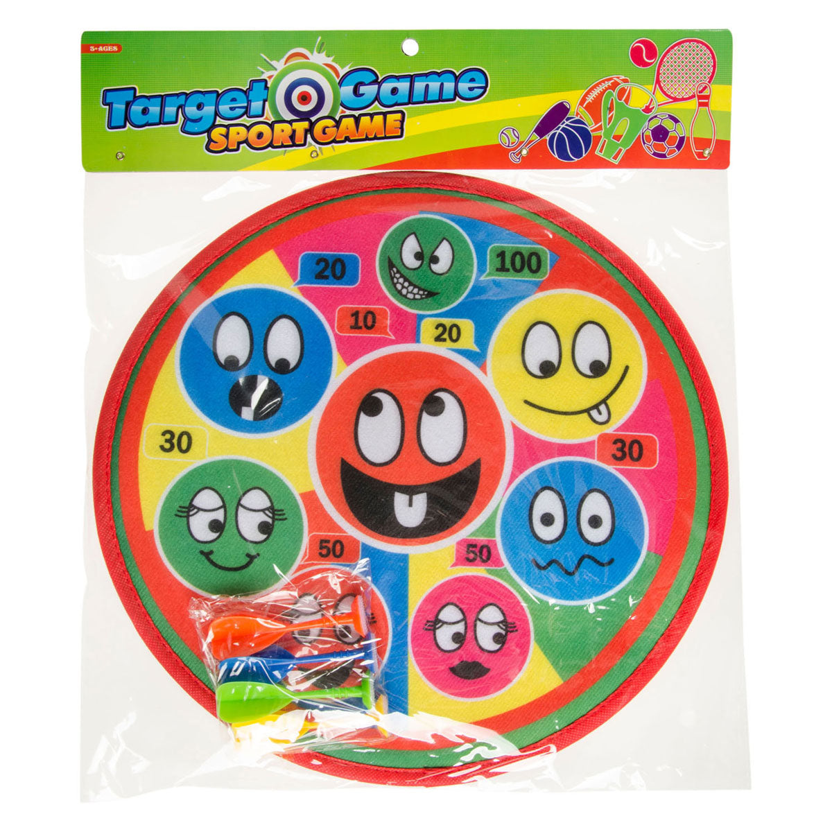 Duckiez Dartspel griner ansigter