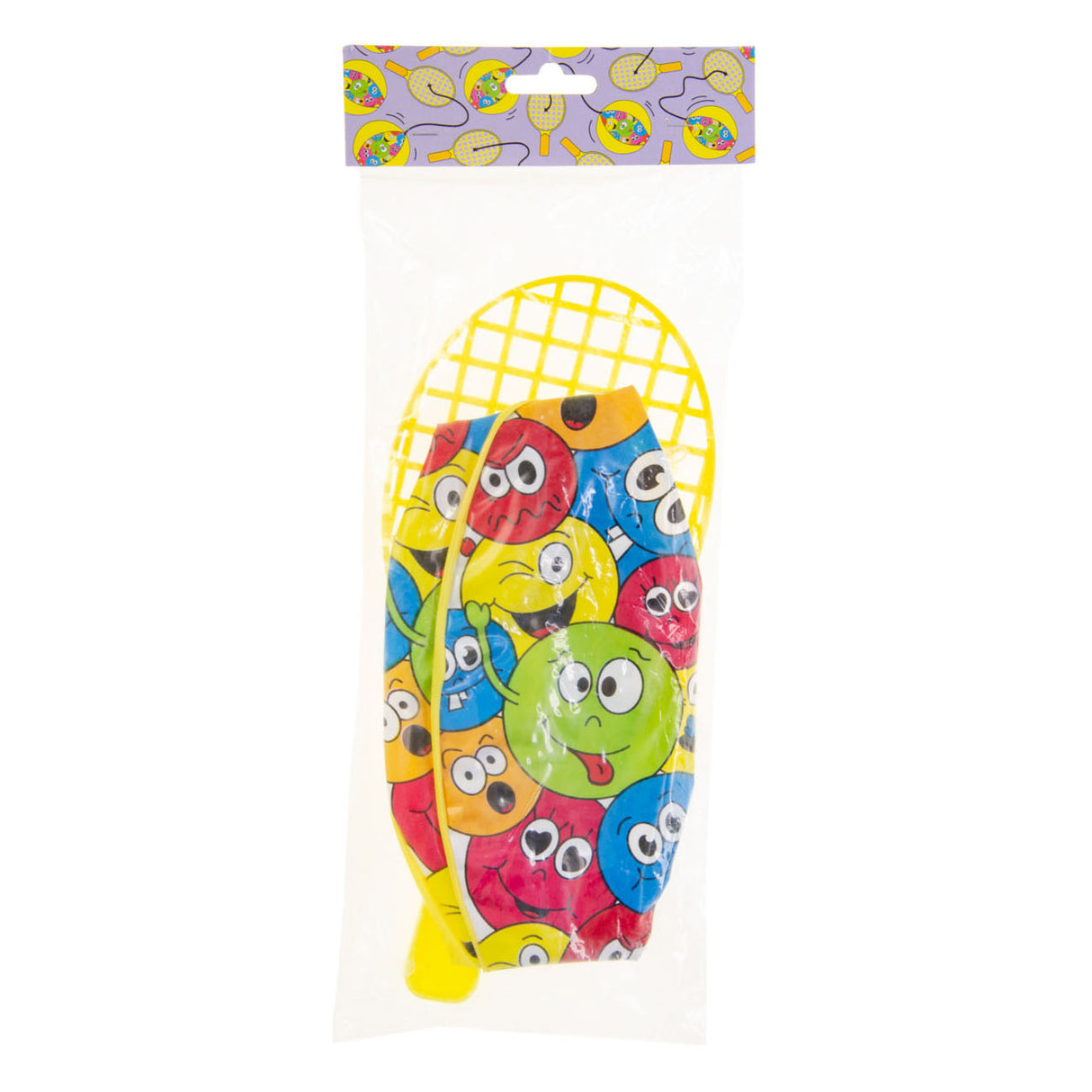 Duckiez racket med tapball latter ansigt